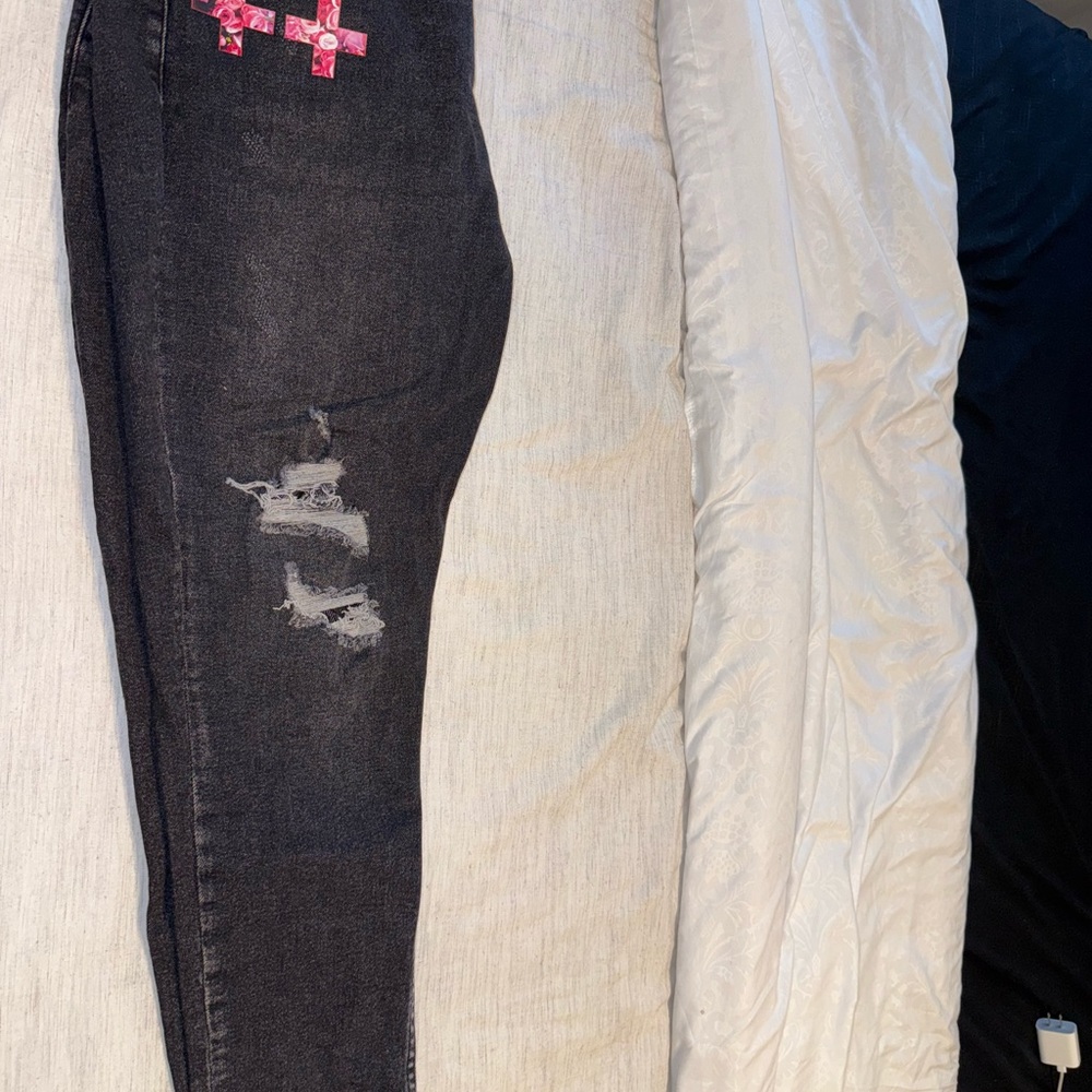 Men's Slim Straight Jeans - Black